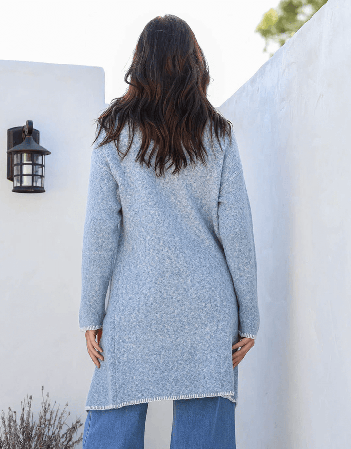 Canyon Coatigan Soft Blue