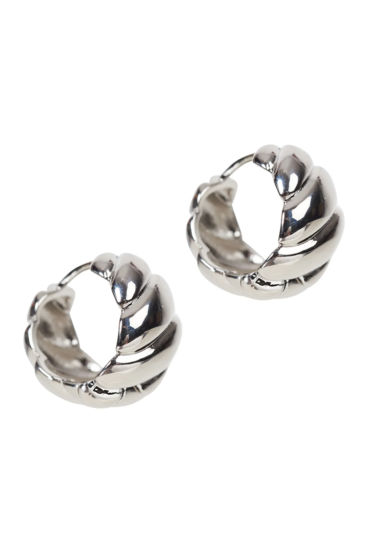 Eb & Ive - Mayan Twist Earring Silver