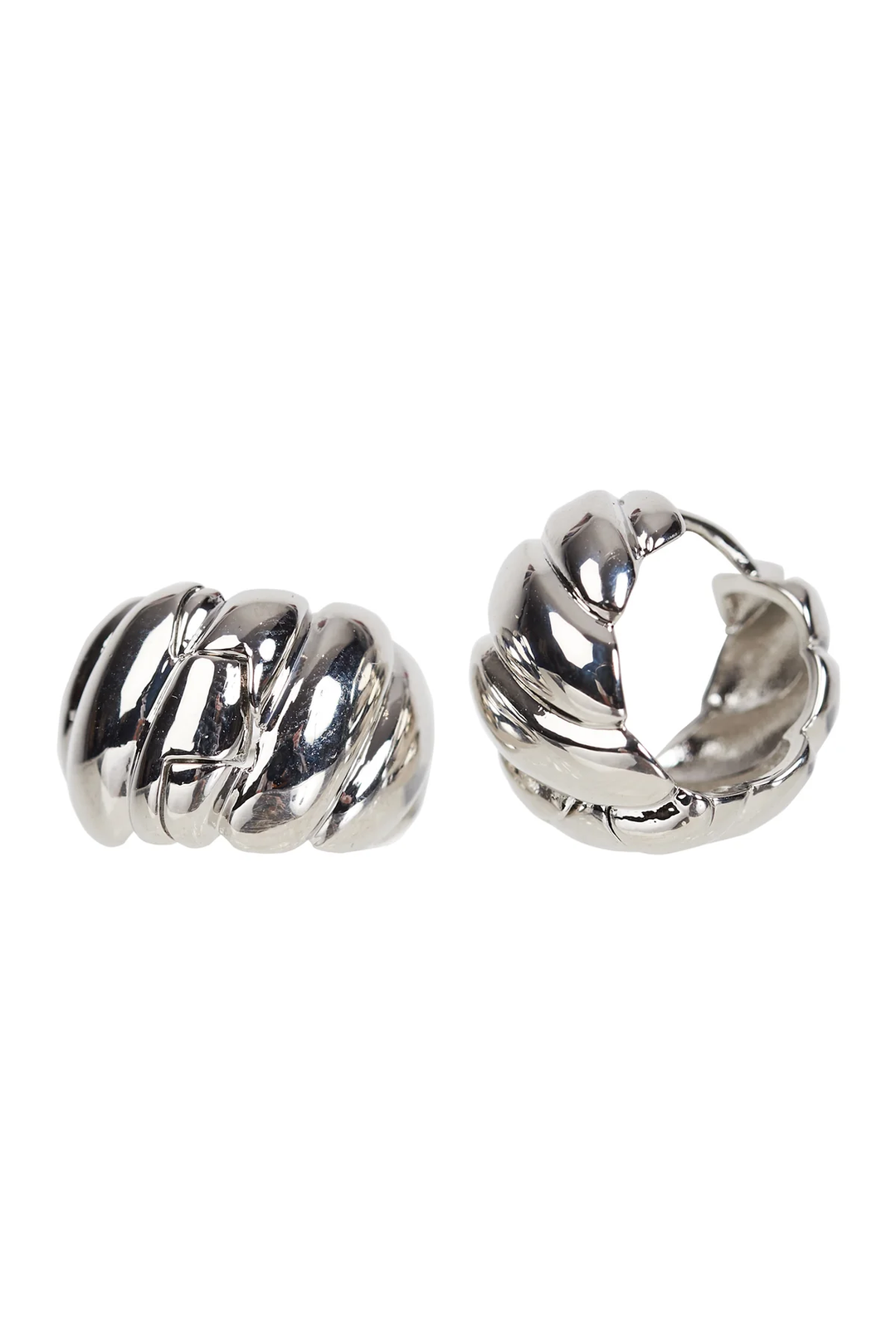 Eb & Ive - Mayan Twist Earring Silver