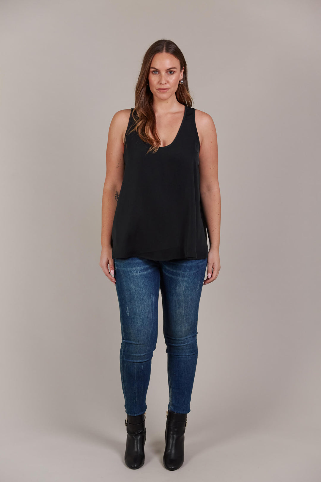 Eb & Ive - Elsie Tank Black