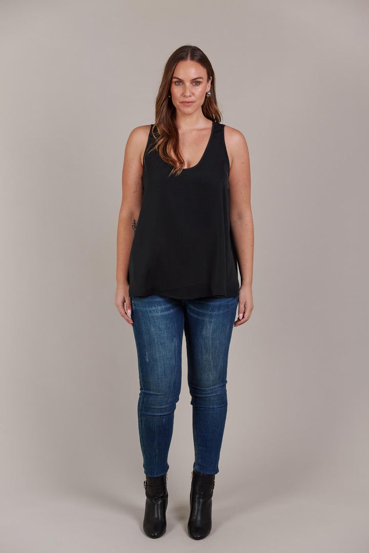 Eb & Ive - Elsie Tank Black