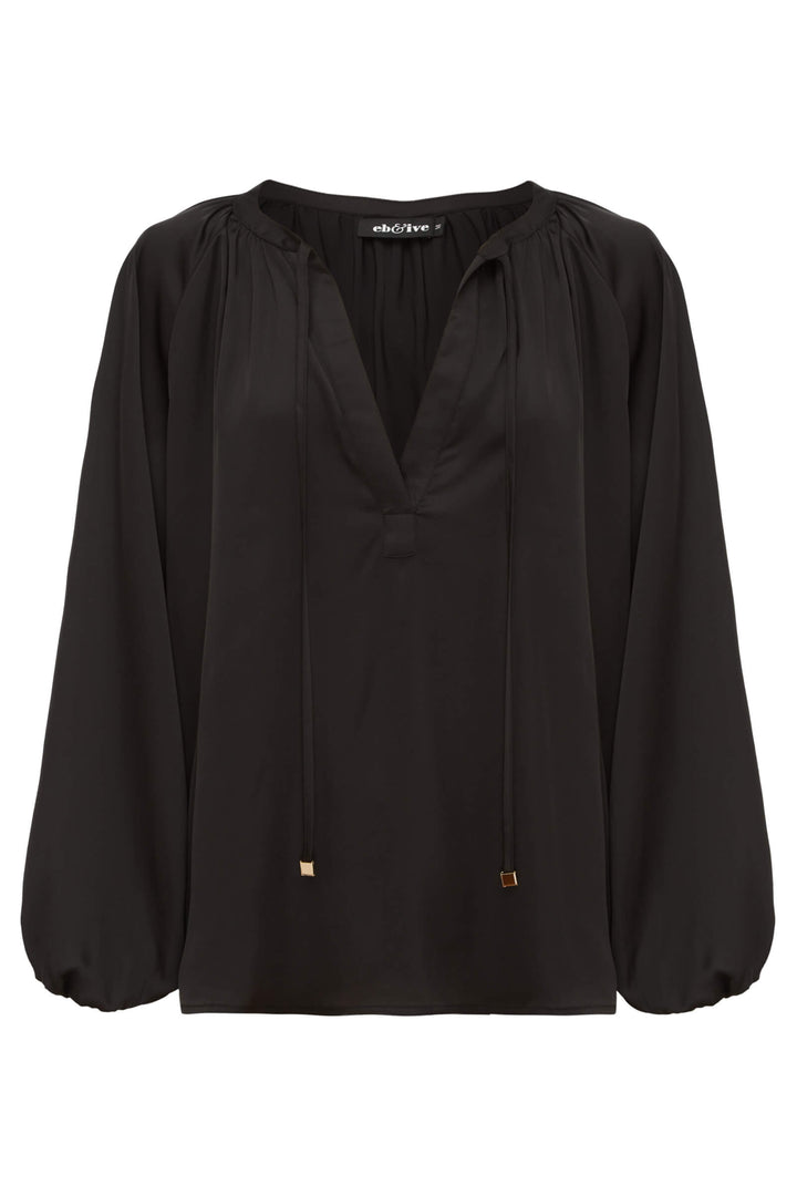 Eb & Ive - Ivy Blouse Black