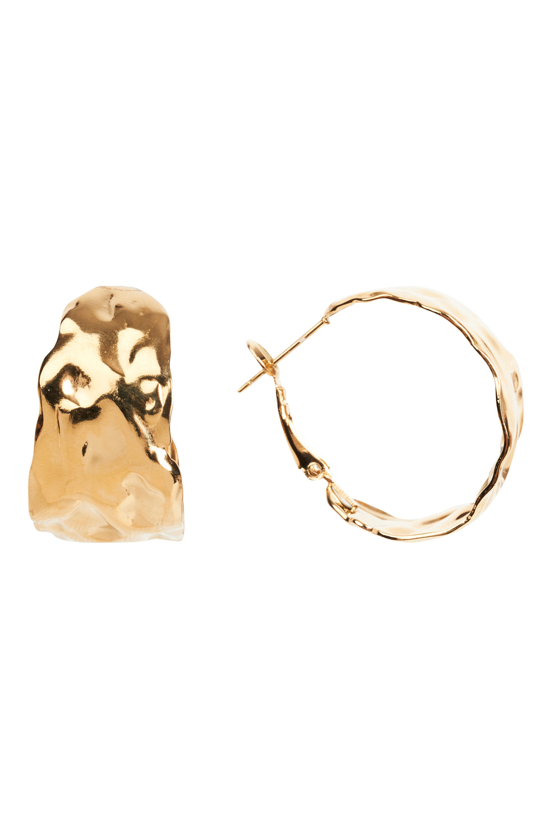 Eb & Ive - Folie Gold Hoop Earring Pressed