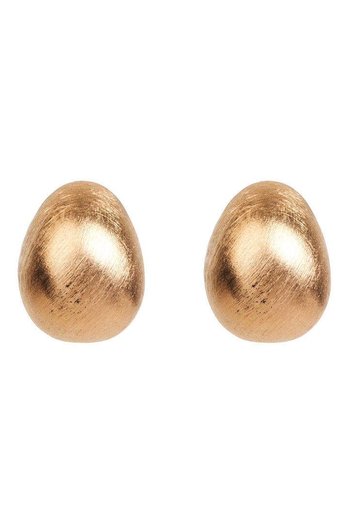 Eb & Ive - Heritage Satin Earring Gold Drop