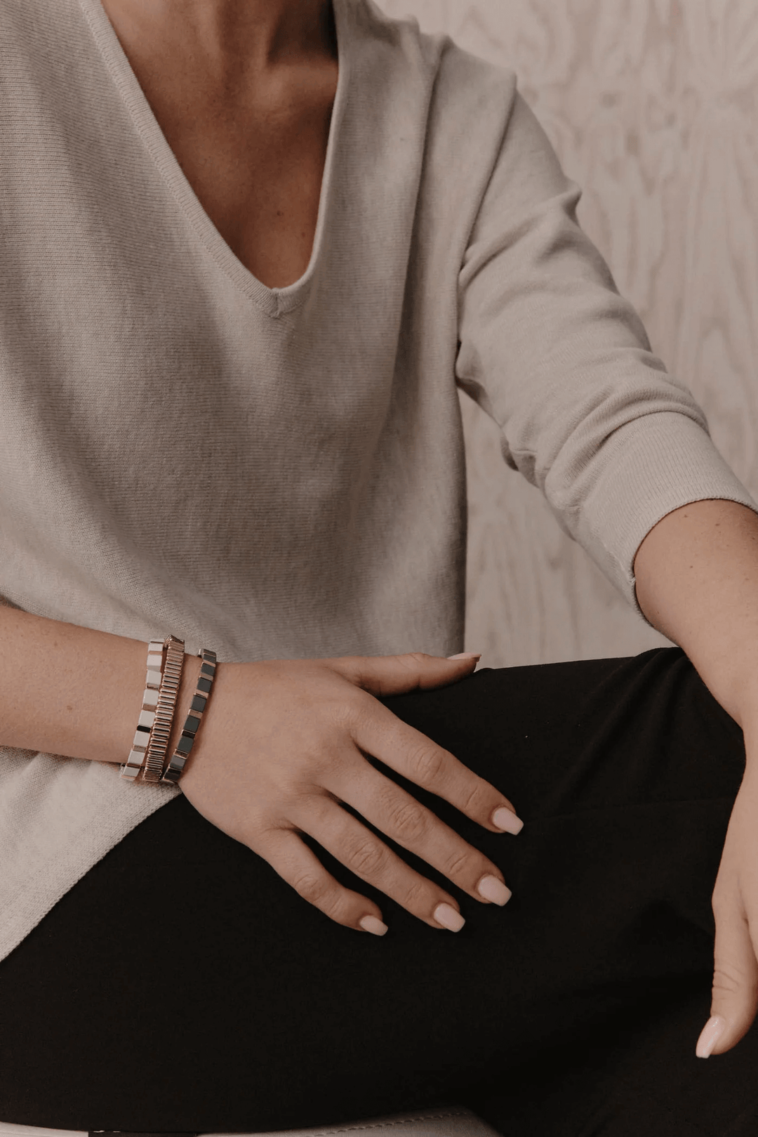 Eb & Ive -Santani Cuff Bracelet Gold