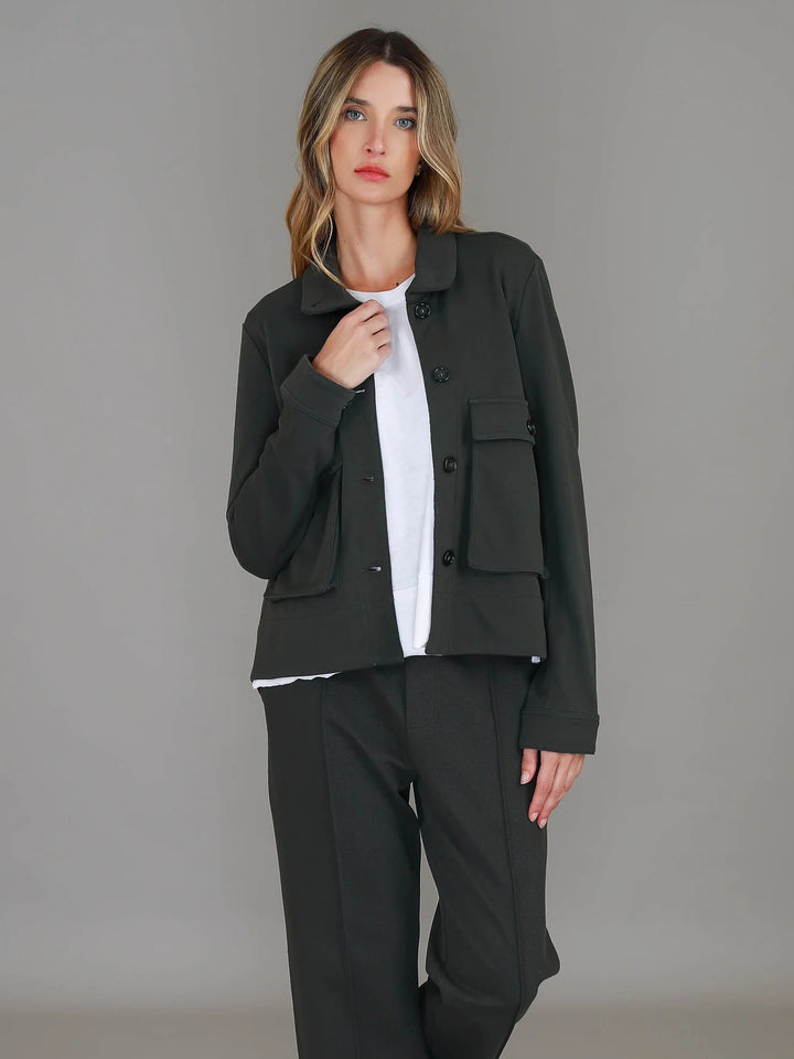 3rd Story - Caroll Utility Jacket Dark Khaki