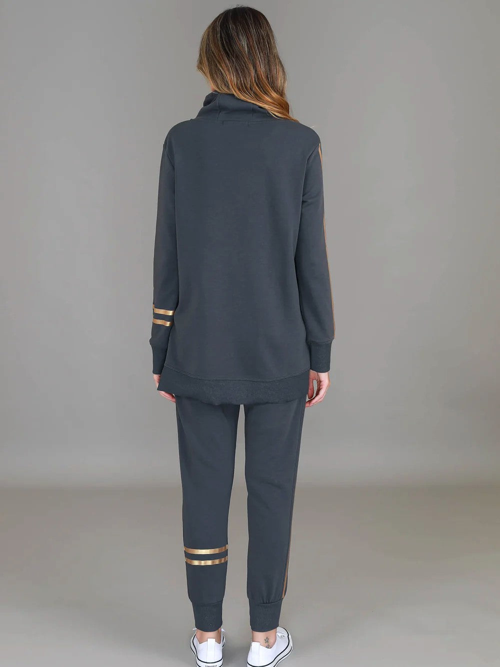 3rd Story - Darcy Funnel Sweater Charcoal