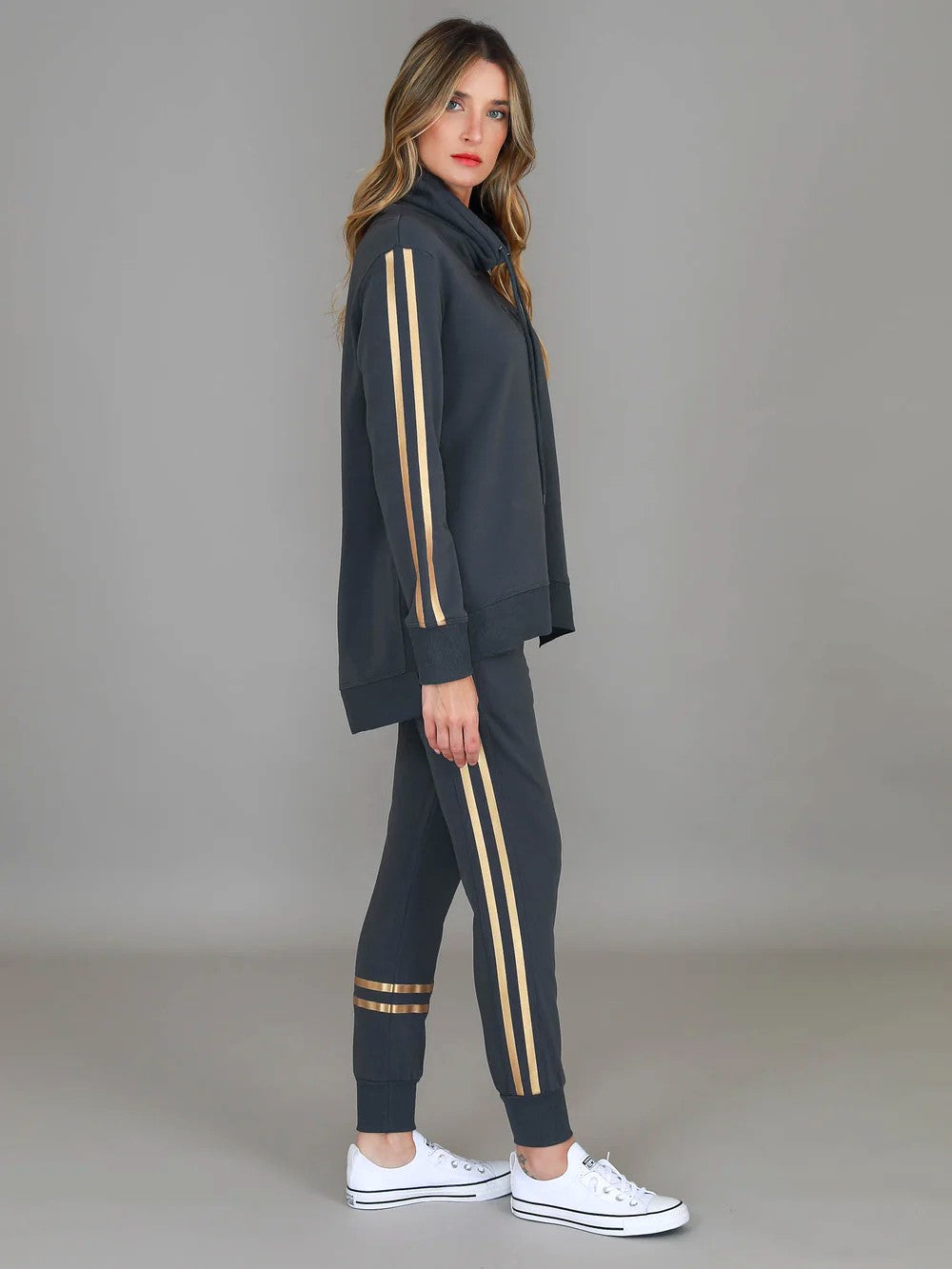3rd Story - Darcy Funnel Sweater Charcoal