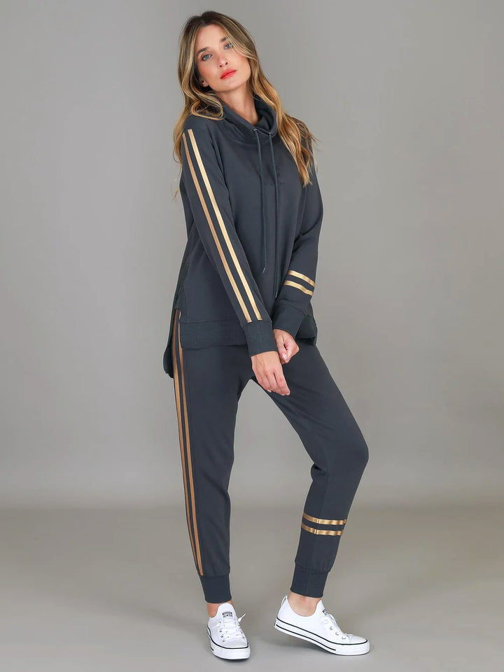 3rd Story - Darcy Funnel Sweater Charcoal