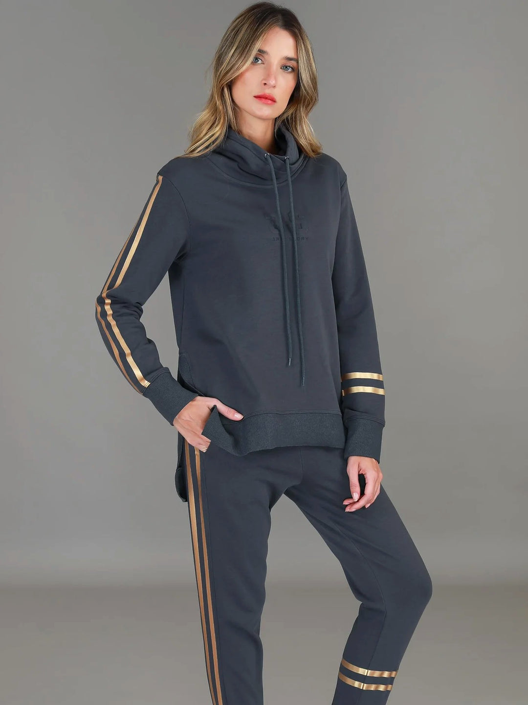 3rd Story - Darcy Funnel Sweater Charcoal