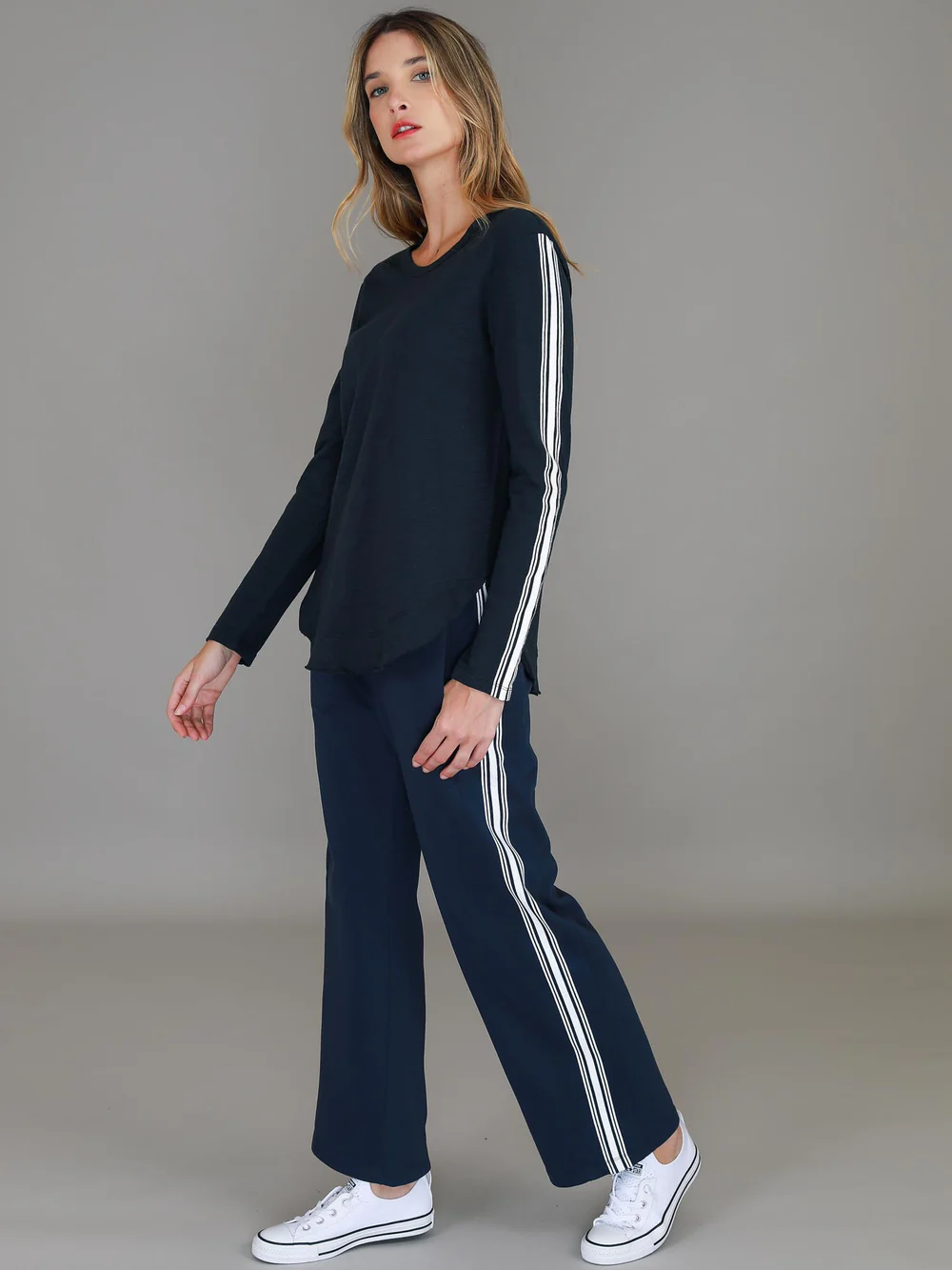 3rd Story - Delta Stripe Sweatpants Ink