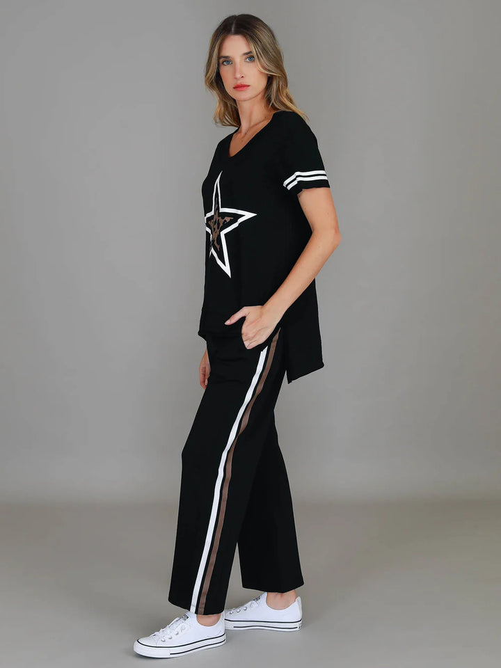3rd Story - Di Straight Leg Sweatpants Black