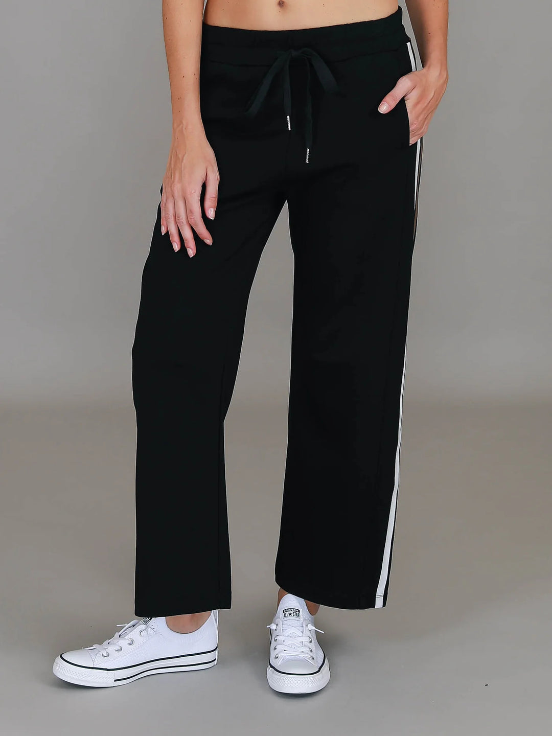 3rd Story - Di Straight Leg Sweatpants Black