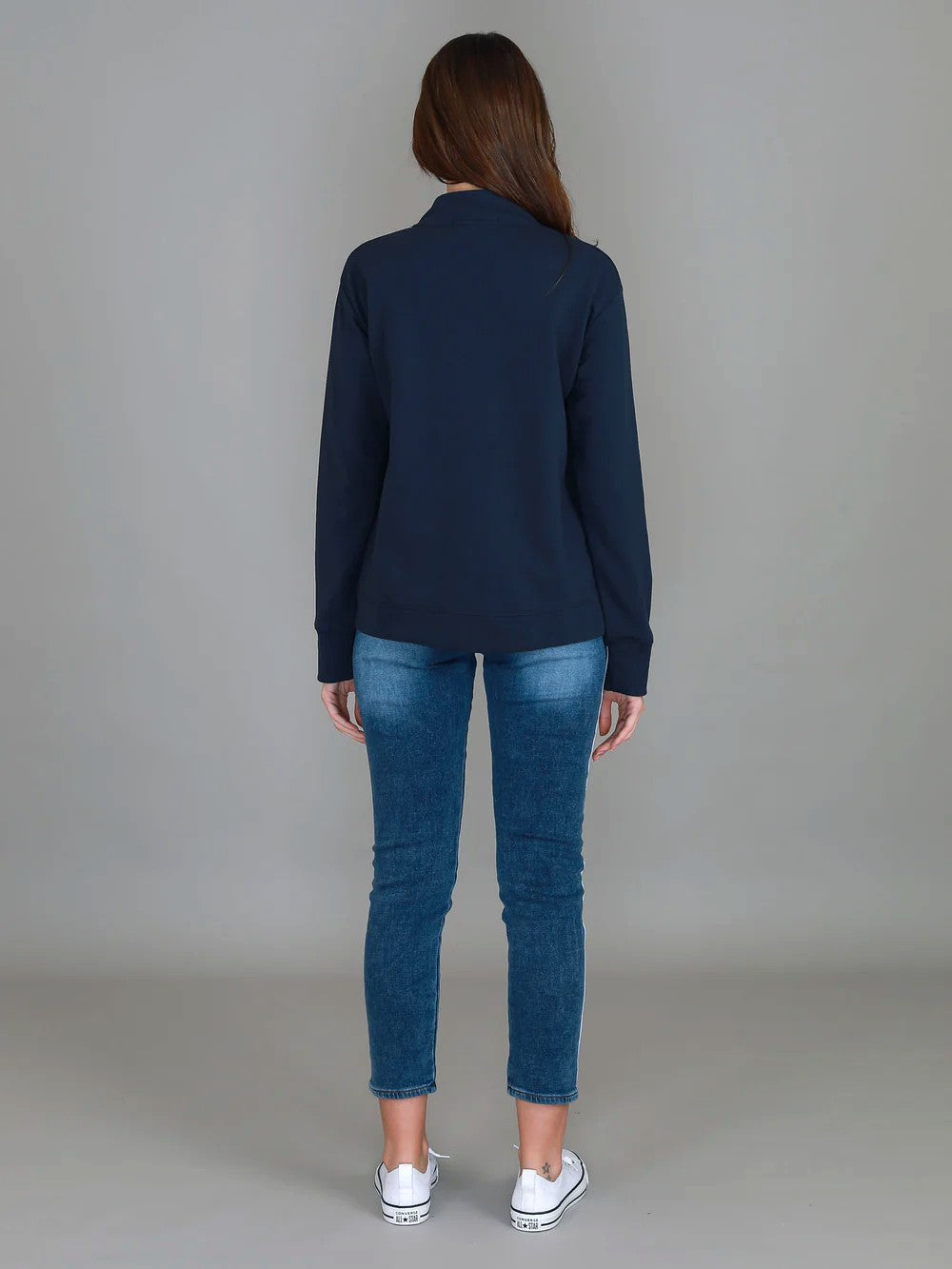 3rd Story - Gianna 1/2 Zip Sweater Ink