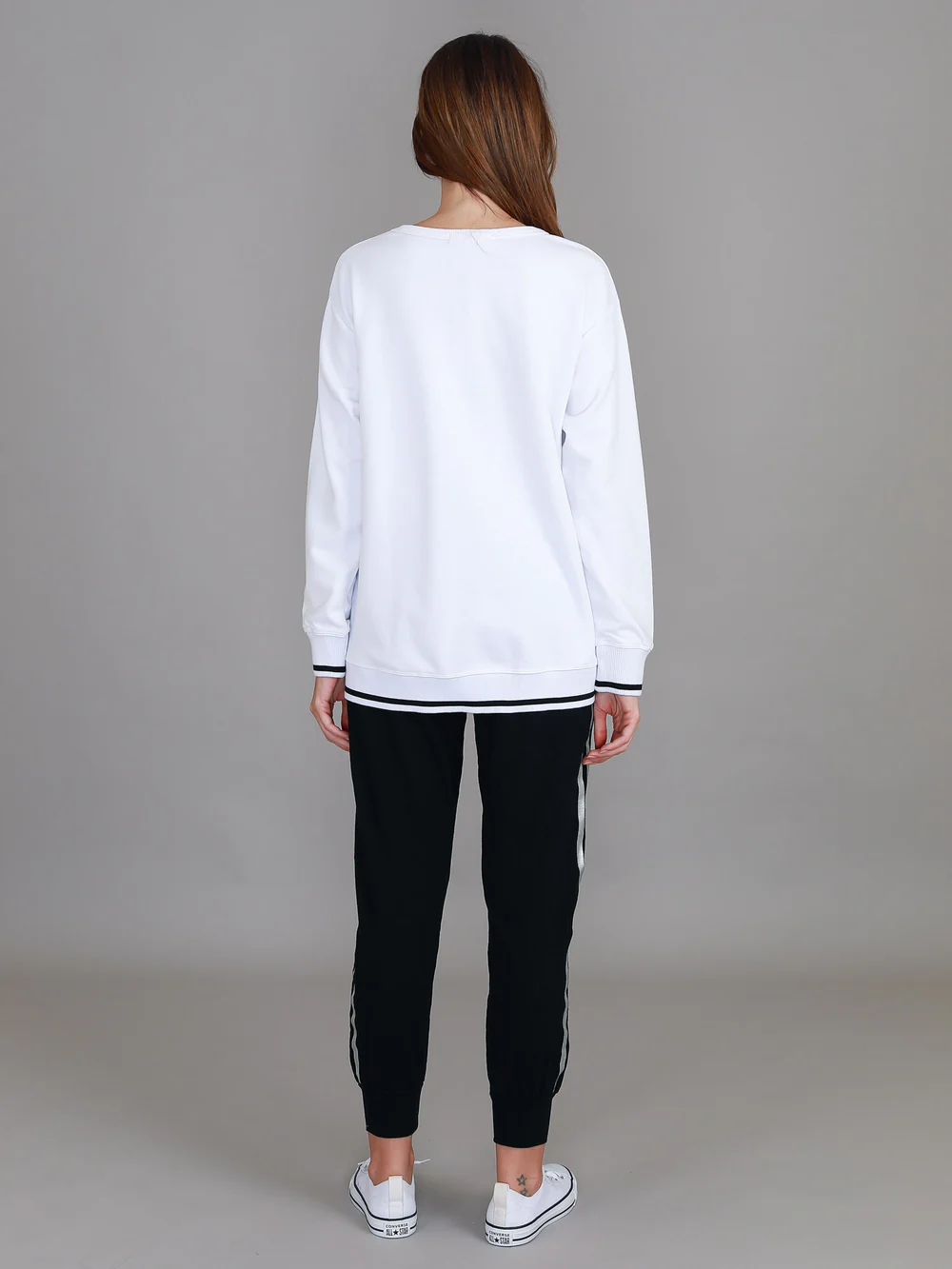 3rd Story - Lanna Logo Sweater White