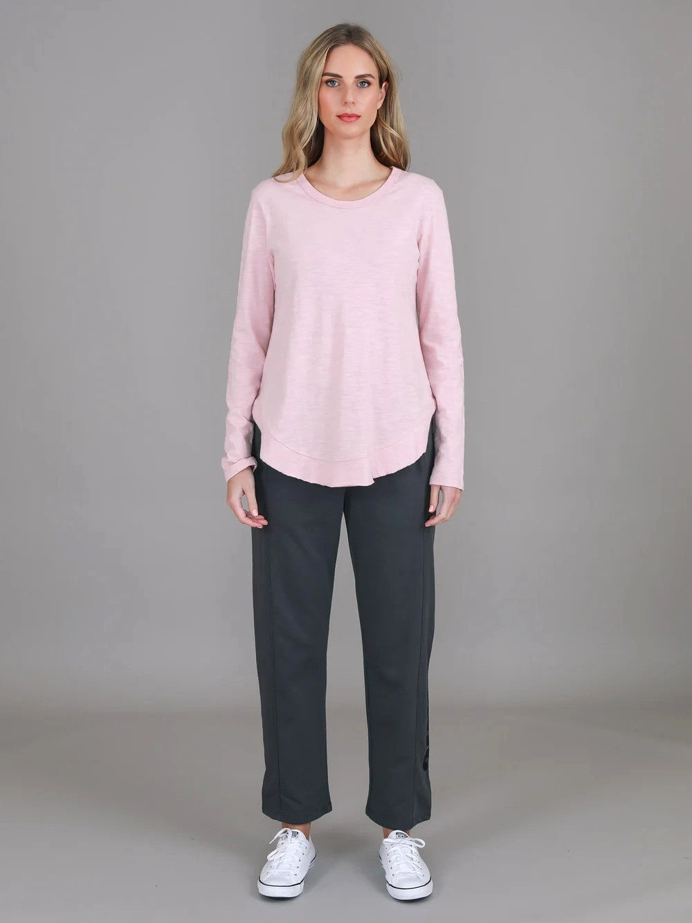 3rd Story - Mosman Long Sleeve Tee Blush Marle
