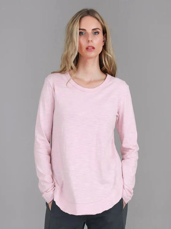 3rd Story - Mosman Long Sleeve Tee Blush Marle