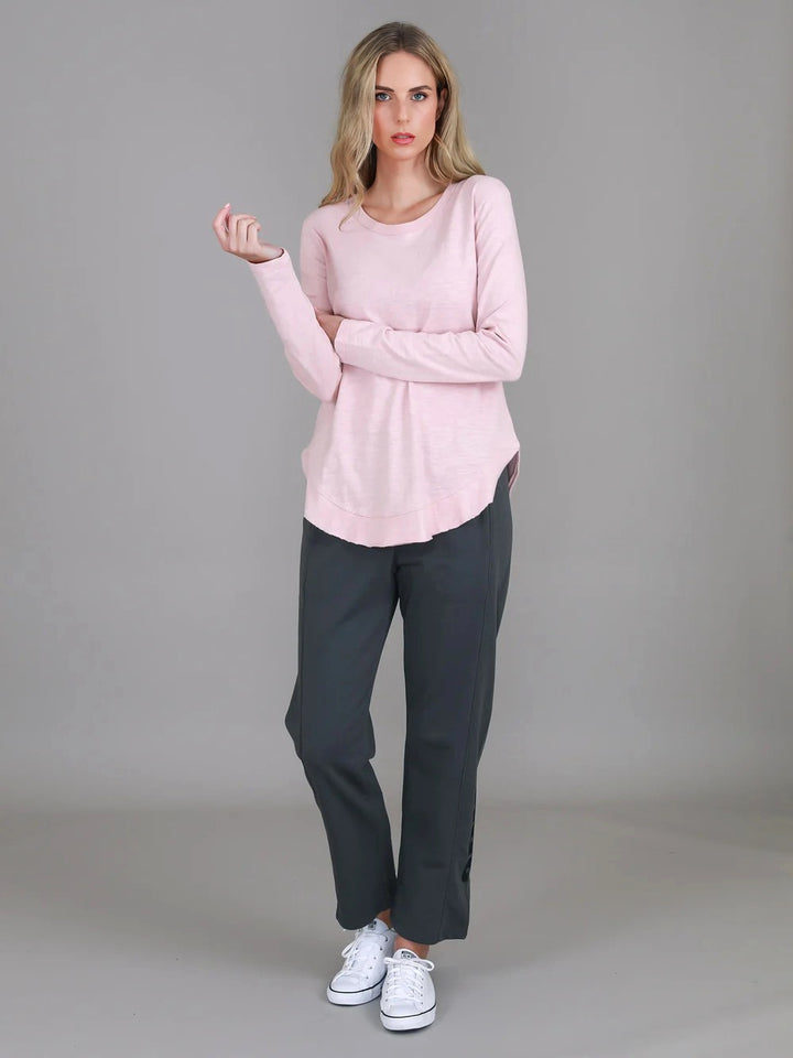 3rd Story - Mosman Long Sleeve Tee Blush Marle