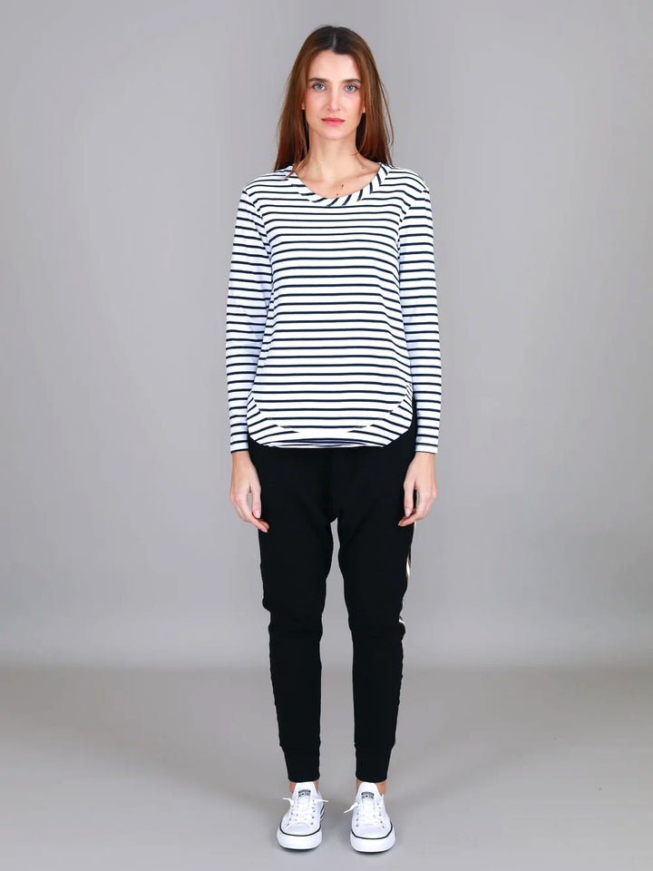 3rd Story - Mosman L/S Tee Nautic Stripe