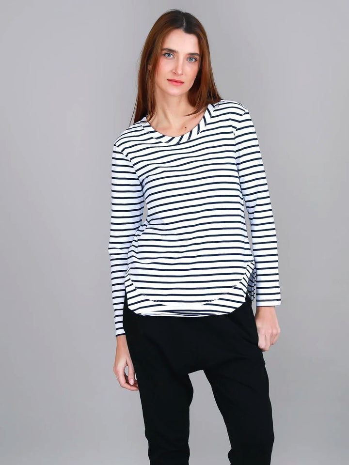 3rd Story - Mosman L/S Tee Nautic Stripe