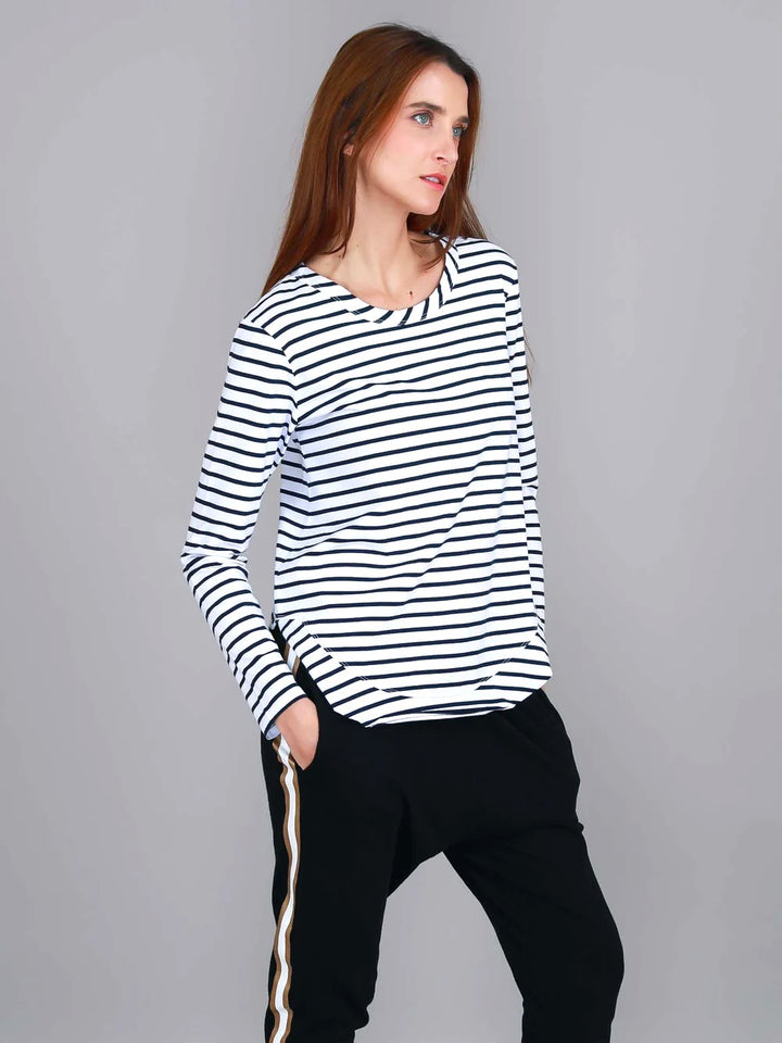 3rd Story - Mosman L/S Tee Nautic Stripe