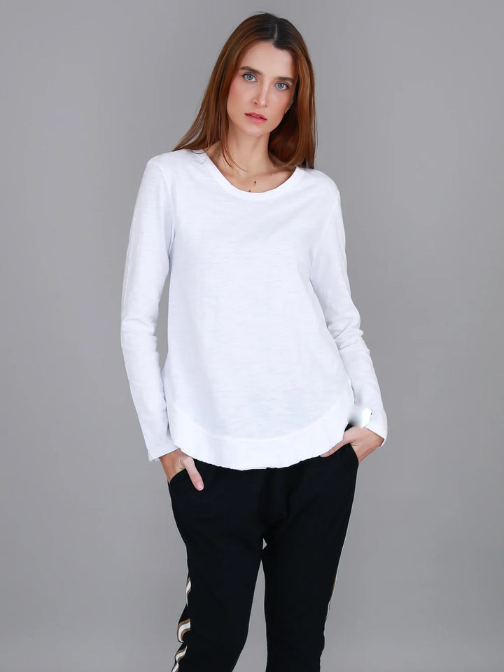 3rd Story - Mosman Long Sleeve Tee White