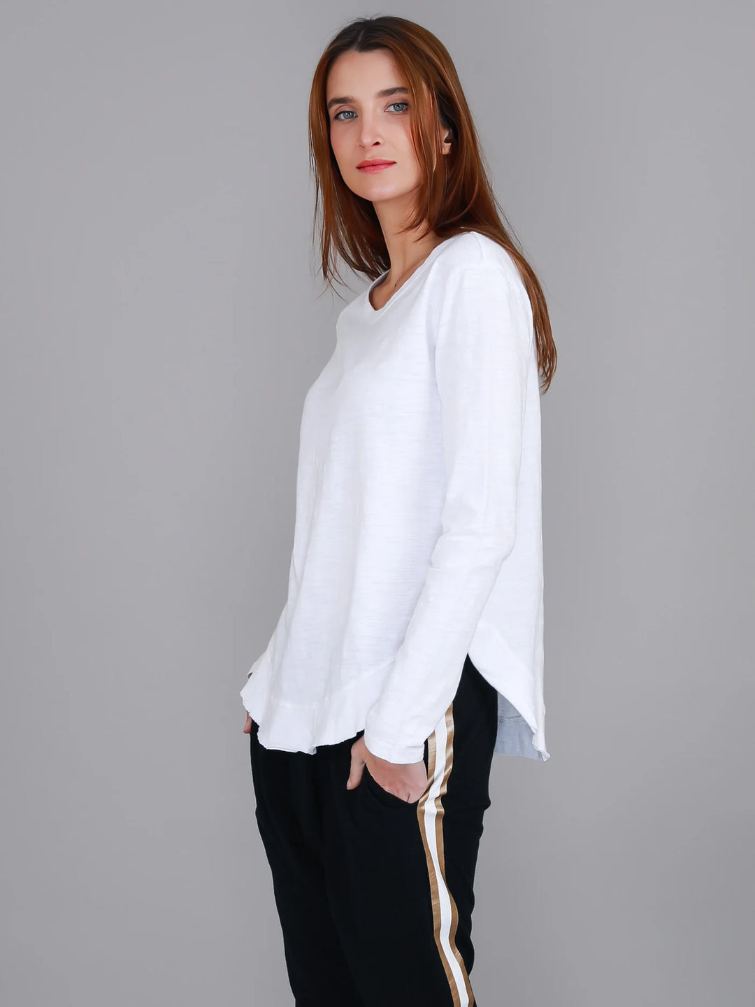 3rd Story - Mosman Long Sleeve Tee White