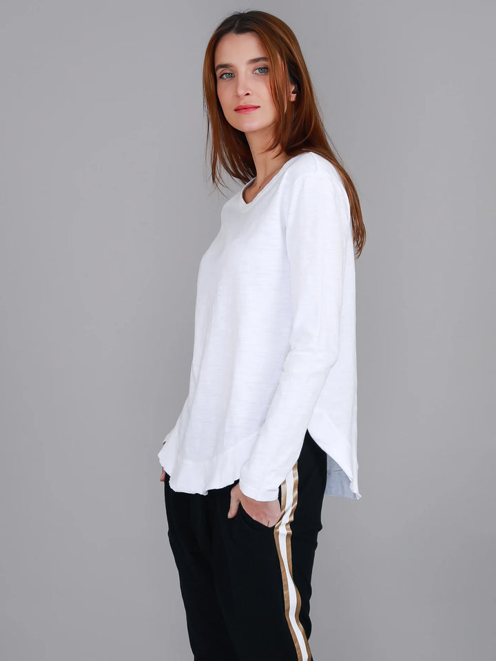 3rd Story - Mosman Long Sleeve Tee White