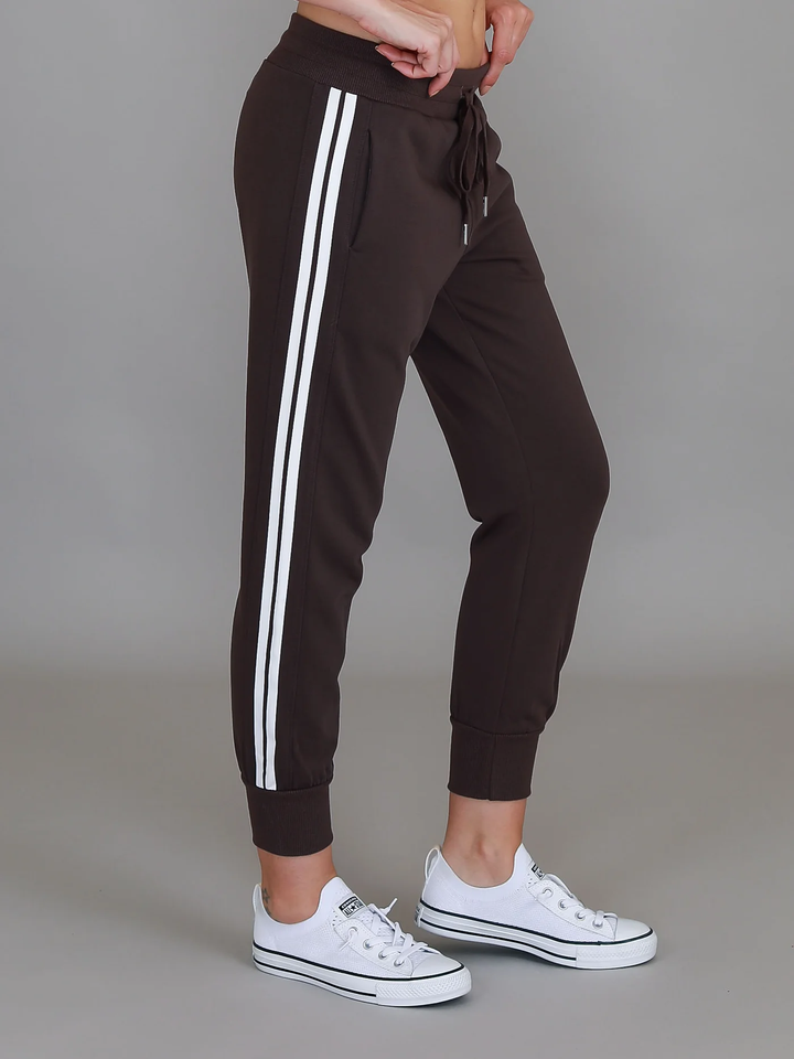 3rd Story - Pammy Stripe Joggers Truffle