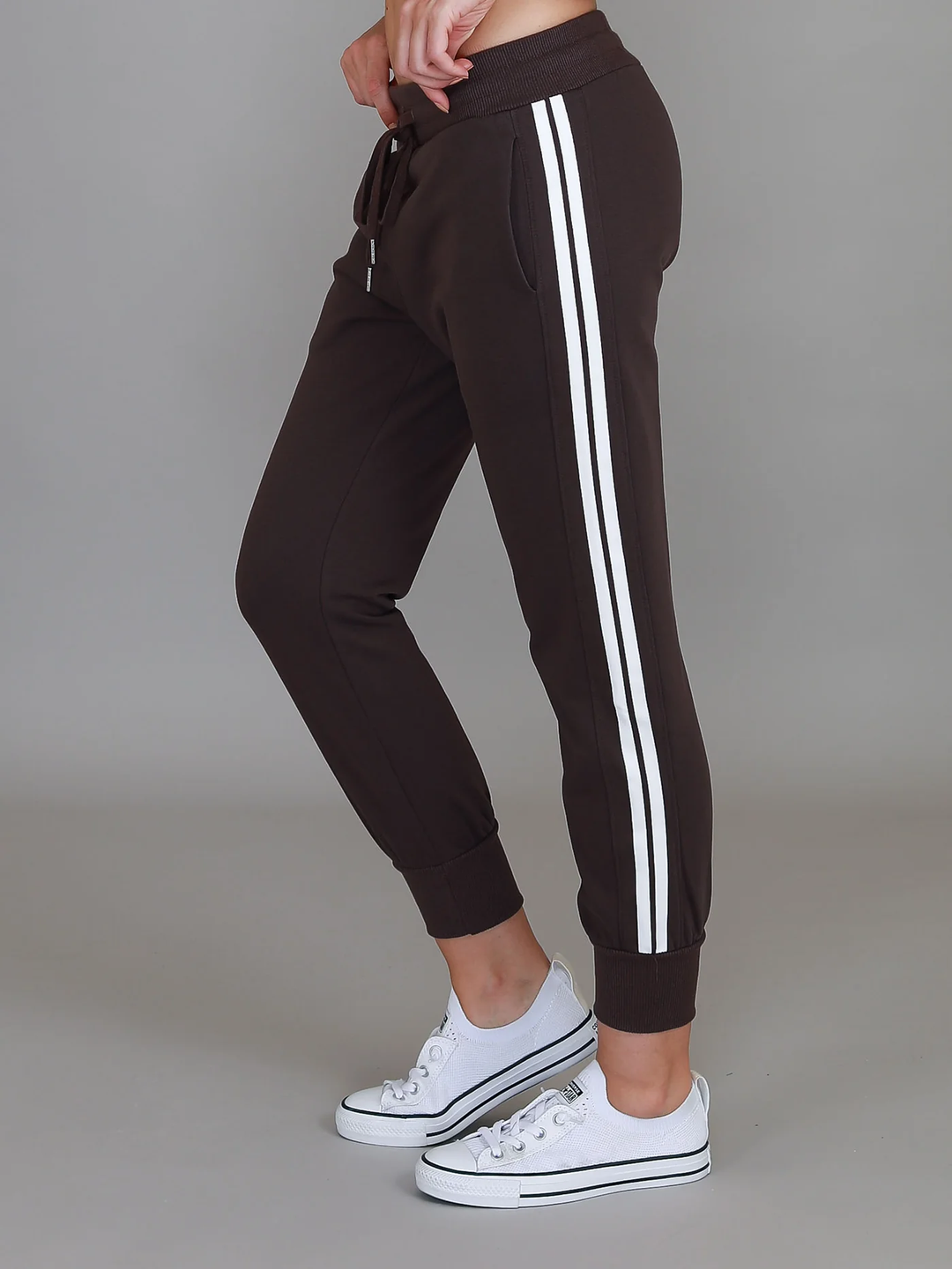 3rd Story - Pammy Stripe Joggers Truffle