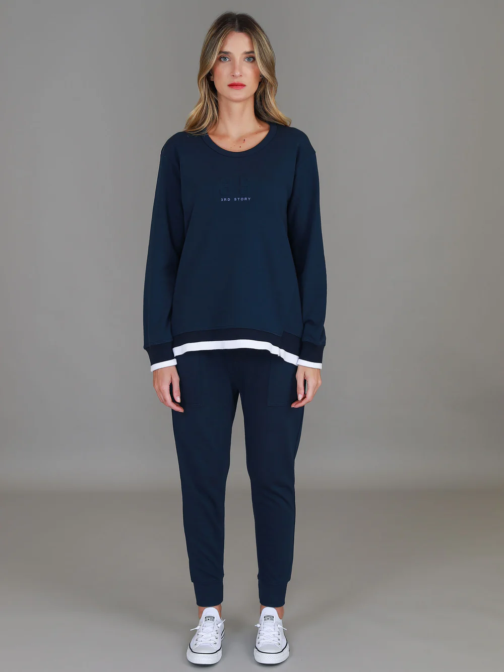 3rd Story - Roxia Logo Sweater Ink