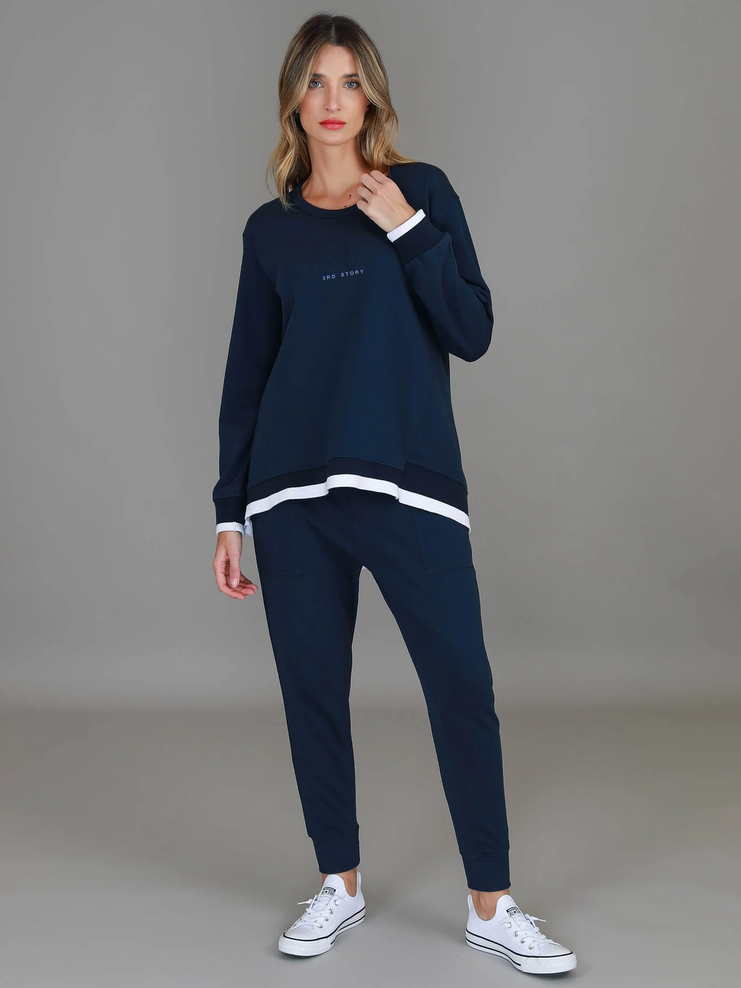 3rd Story - Roxia Logo Sweater Ink