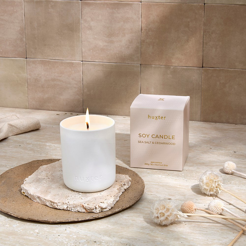 Huxter - Sea Salt & Cedarwood Candle