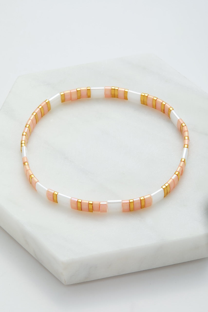 Zafino - Tile Bracelet Pink