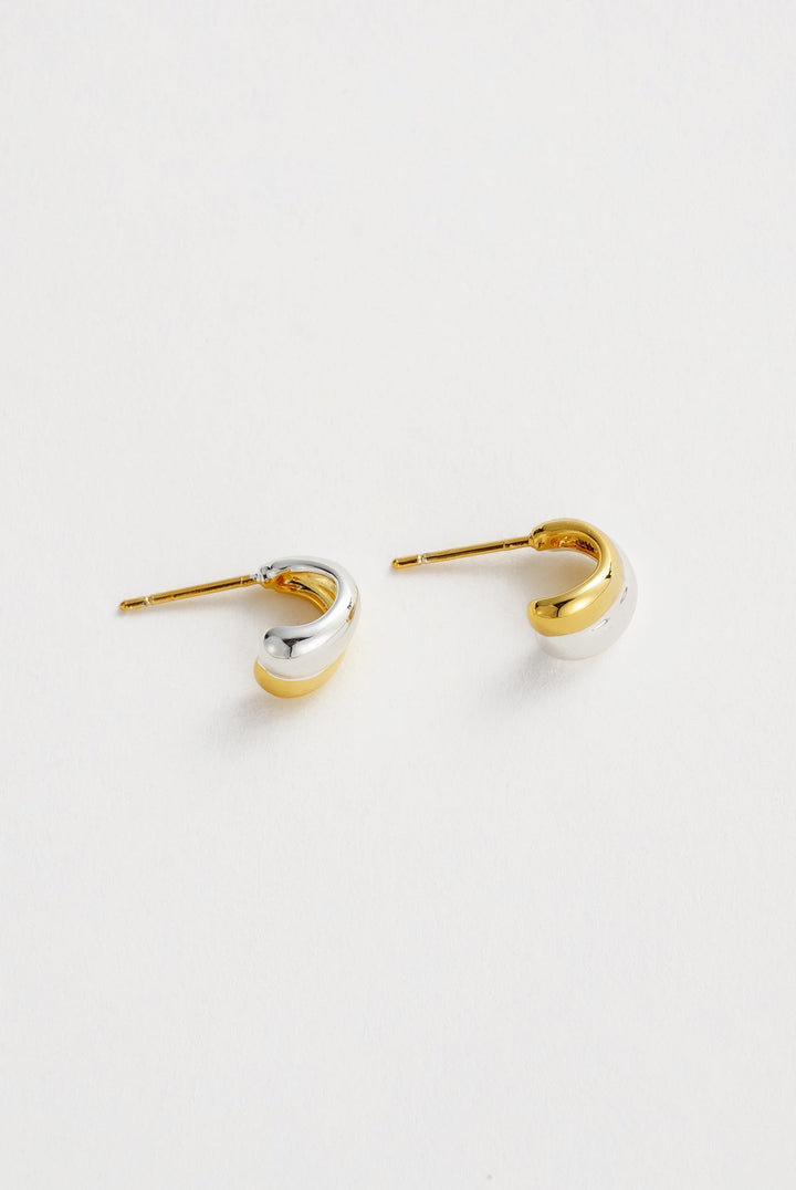 Zafino - Mia Huggie Earrings Gold / Silver