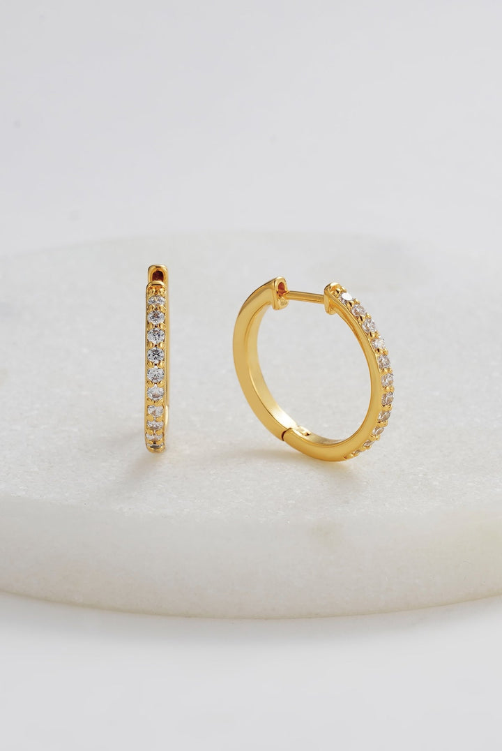 Zafino - Catalina Hoop Earrings Gold