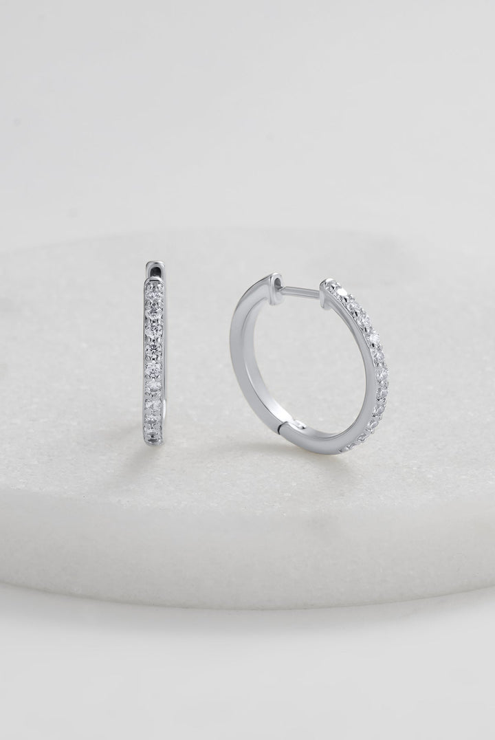 Zafino - Catalina Hoop Earrings Silver