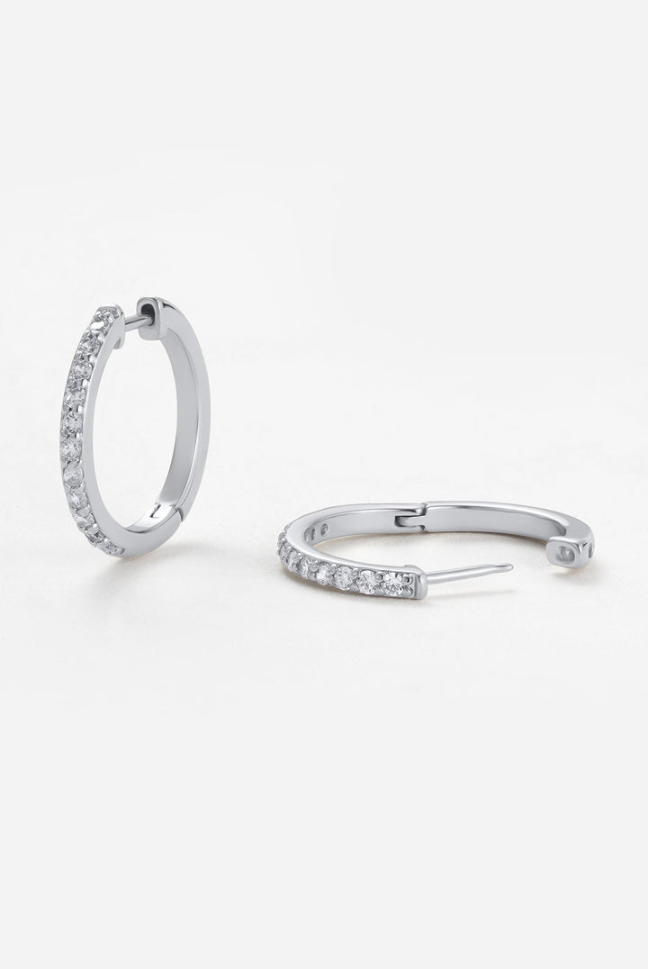 Zafino - Catalina Hoop Earrings Silver