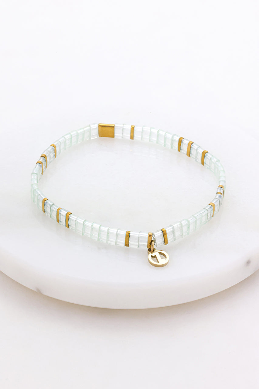 Zafino - Tile Bracelet Sea / Gold