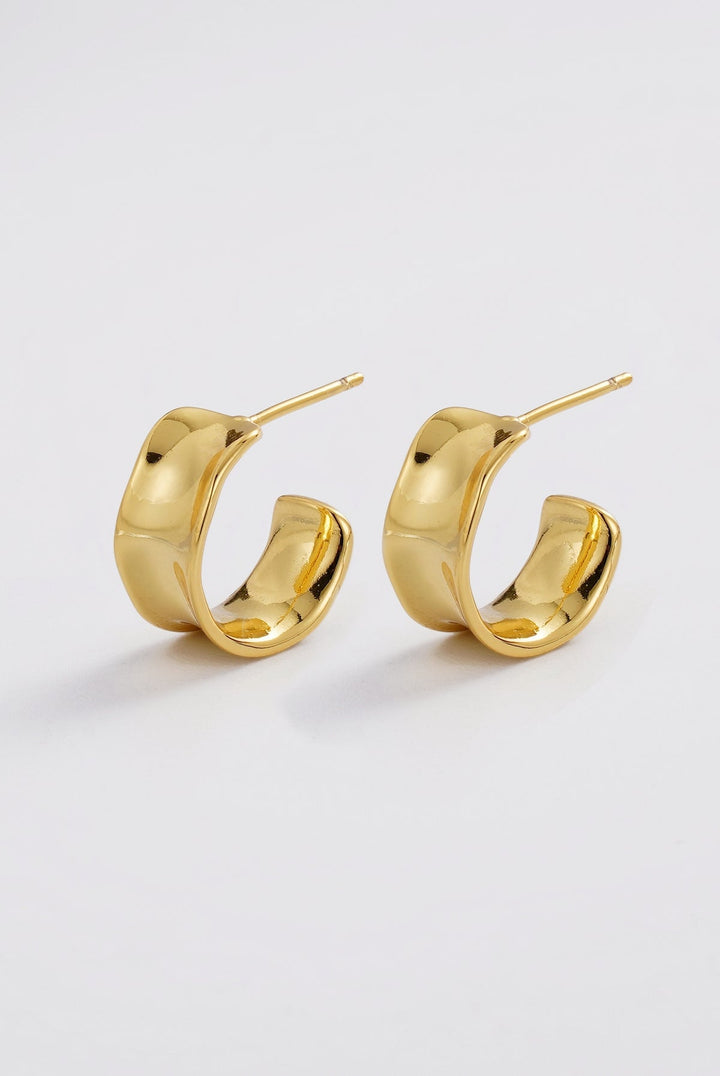 Zafino - Nina Hoop Earrings Gold