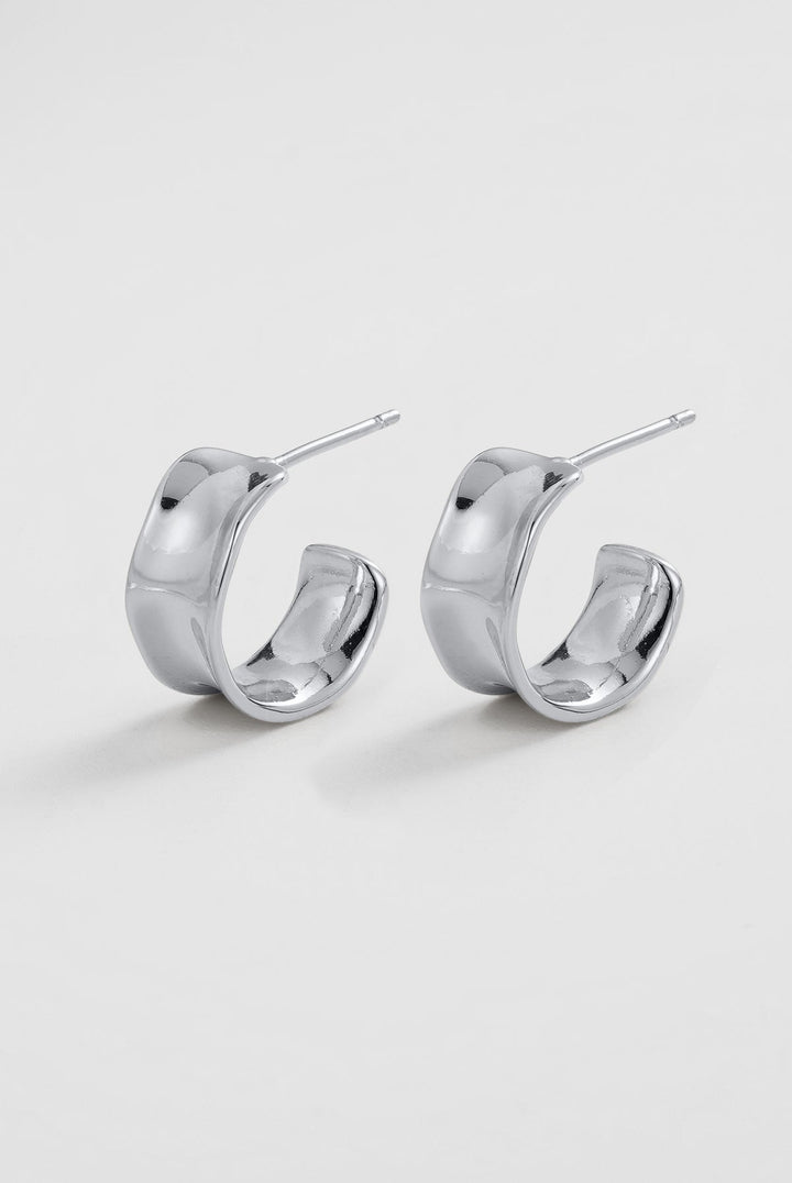 Zafino - Nina Hoop Earrings Silver