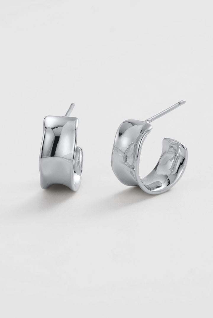 Zafino - Nina Hoop Earrings Silver