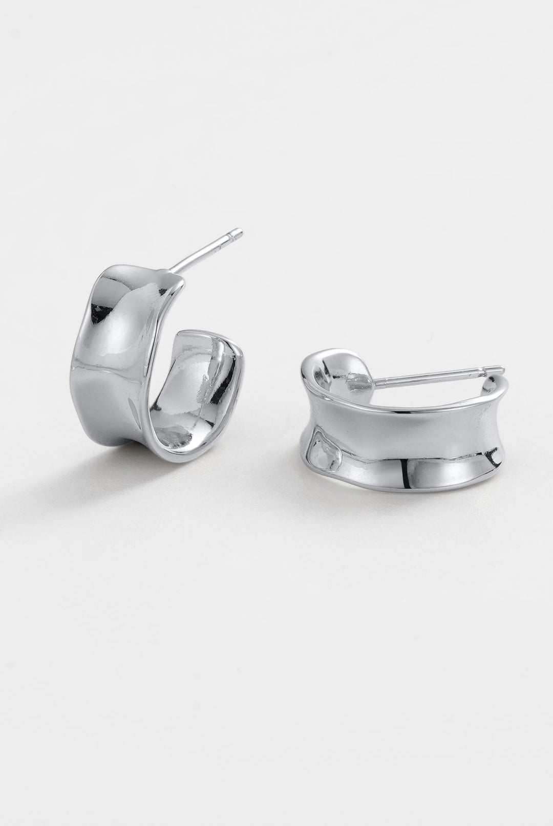Zafino - Nina Hoop Earrings Silver