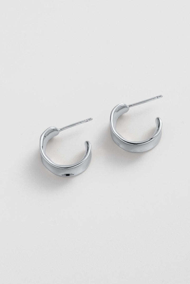 Zafino - Nina Hoop Earrings Silver