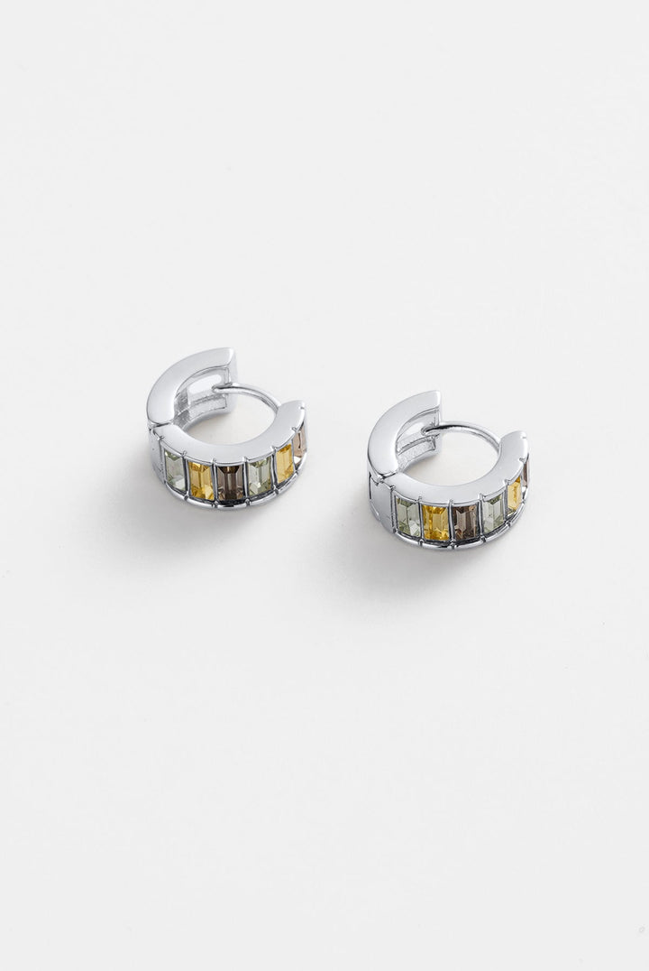 Zafino - Kira Huggie Earrings Silver