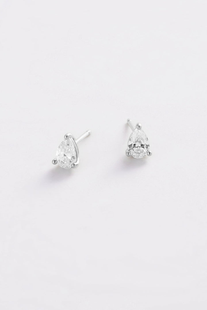 Zafino - Esther Stud Earrings Silver