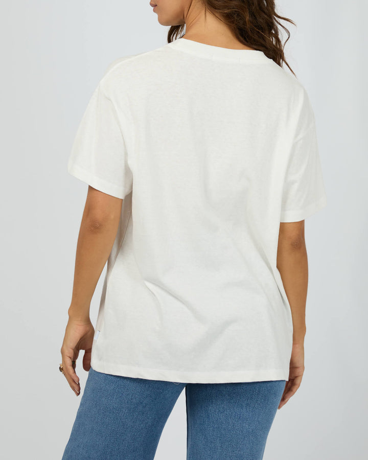 All About Eve - Amalfi Relaxed Tee Vintage White