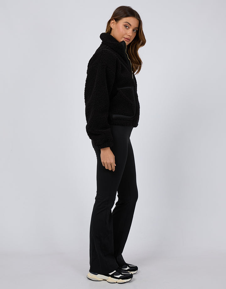 All About Eve - Ava Teddy Jacket Black