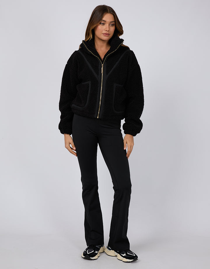 All About Eve - Ava Teddy Jacket Black