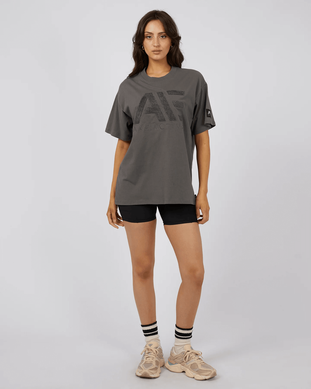 All About Eve - Base Active Tee Charcoal